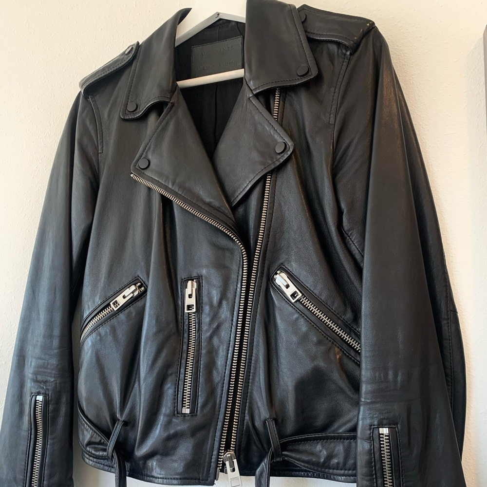 Leather jacket